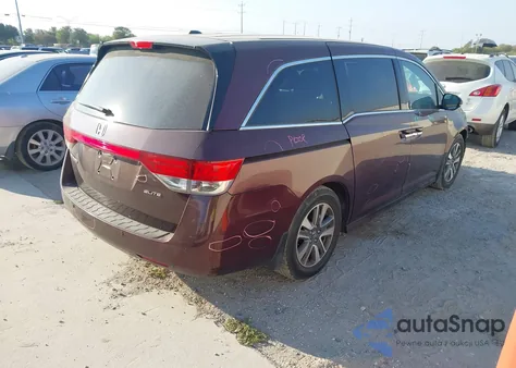2015 Honda Odyssey Touring/Touring Elite z USA, uszkodzony, nr VIN 5FNRL5H97FB080762